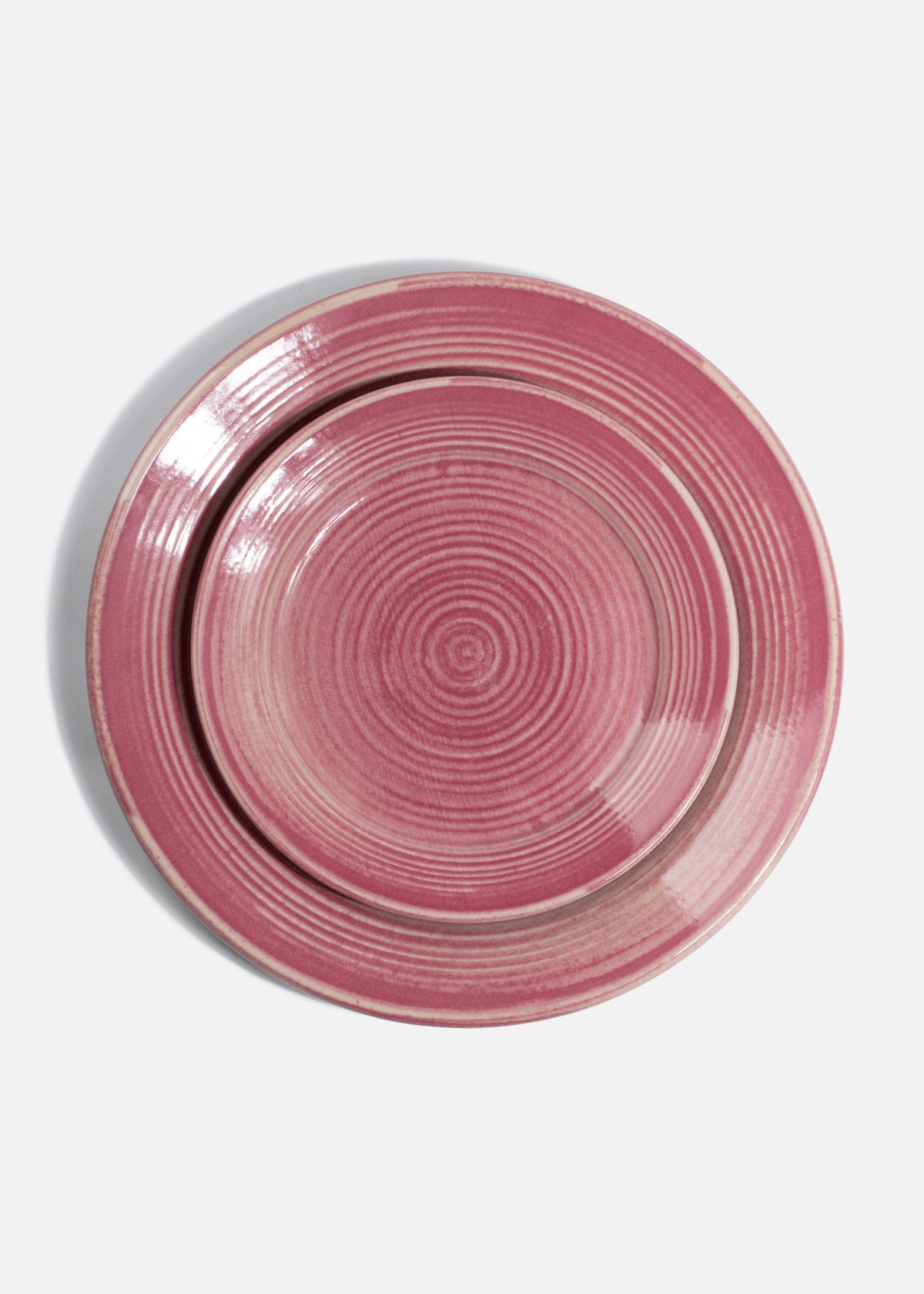 Plato trinche de cerámica rosa México Lindo Ø 27 cm — imagen de producto