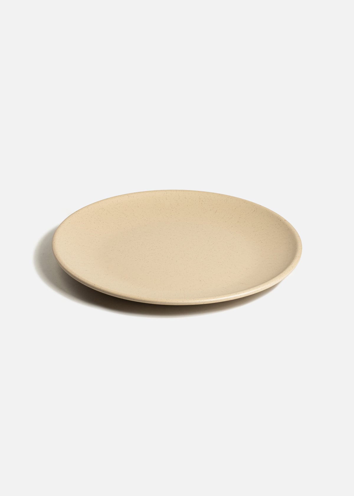 Plato trinche de melamina arena mate de 26.7 cm