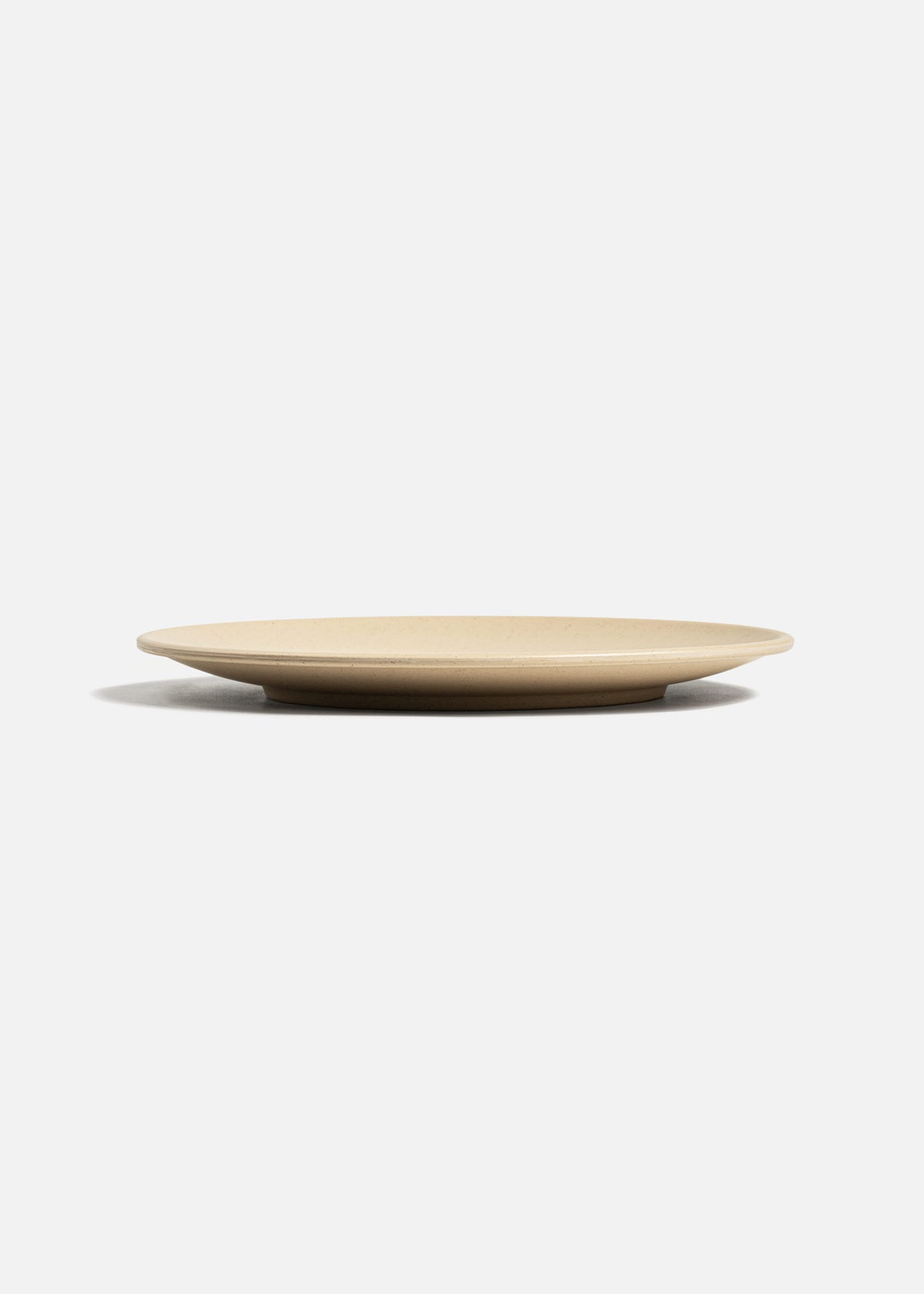 Plato trinche de melamina arena mate de 26.7 cm