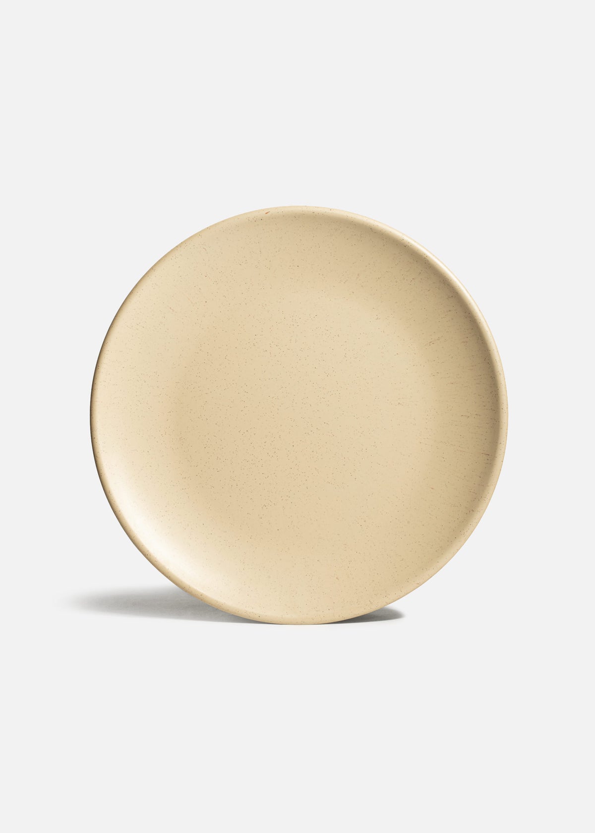 Plato trinche de melamina arena mate de 26.7 cm