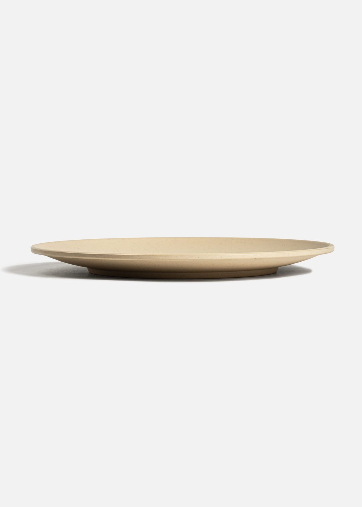Plato trinche de melamina arena mate de 30.5 cm