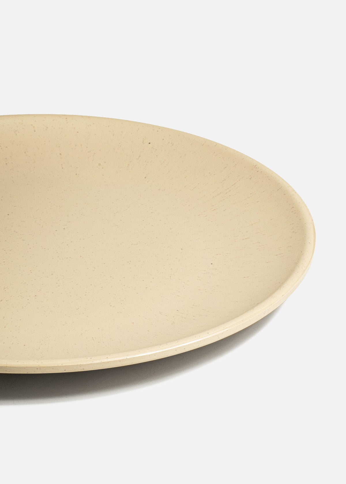 Plato trinche de melamina arena mate de 30.5 cm