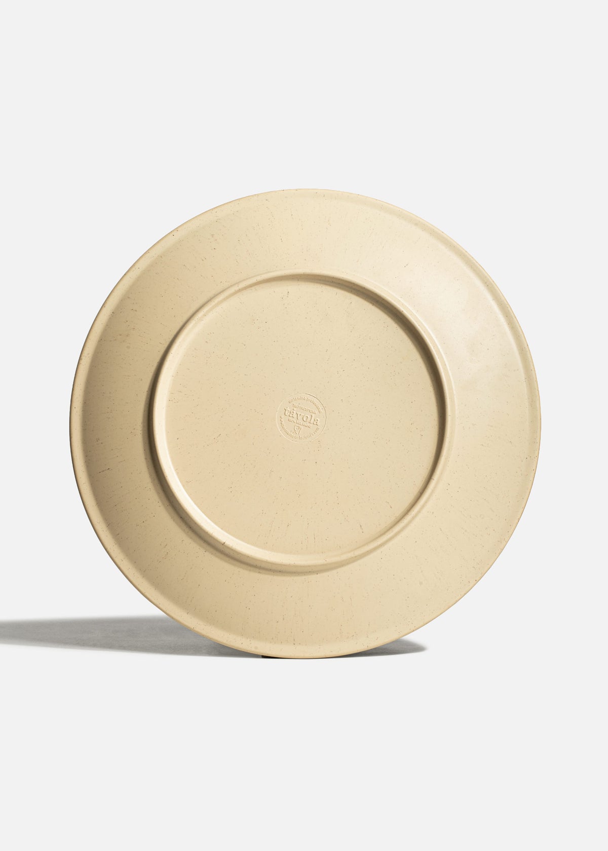Plato trinche de melamina arena mate de 30.5 cm