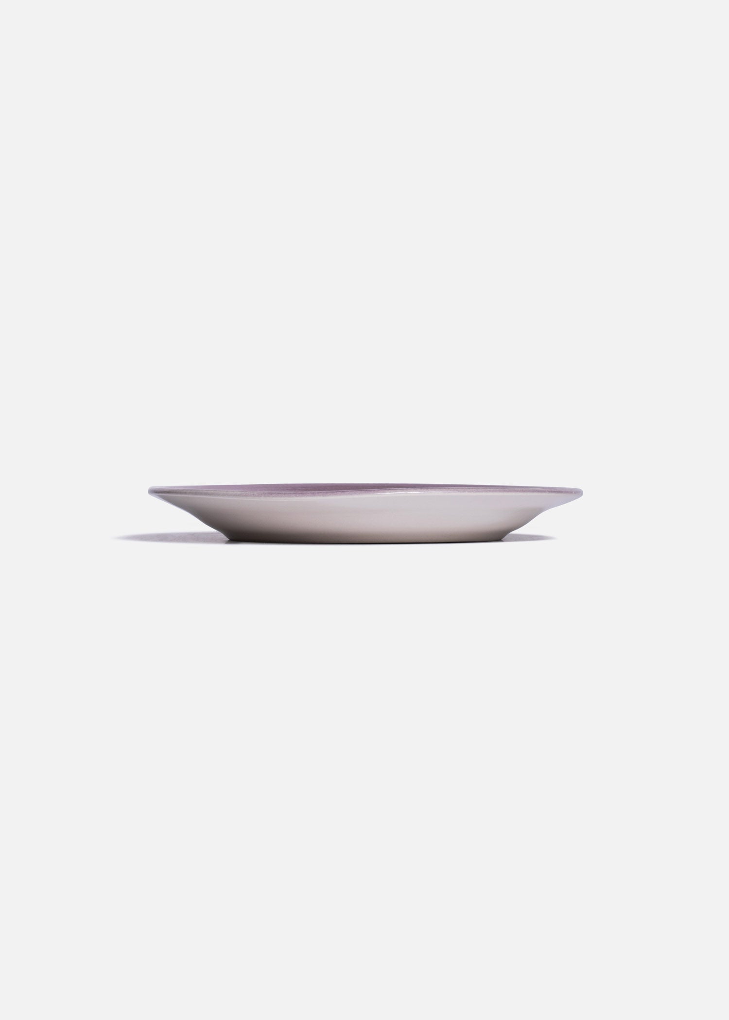 Plato de cerámica morado de 20 cm para postres