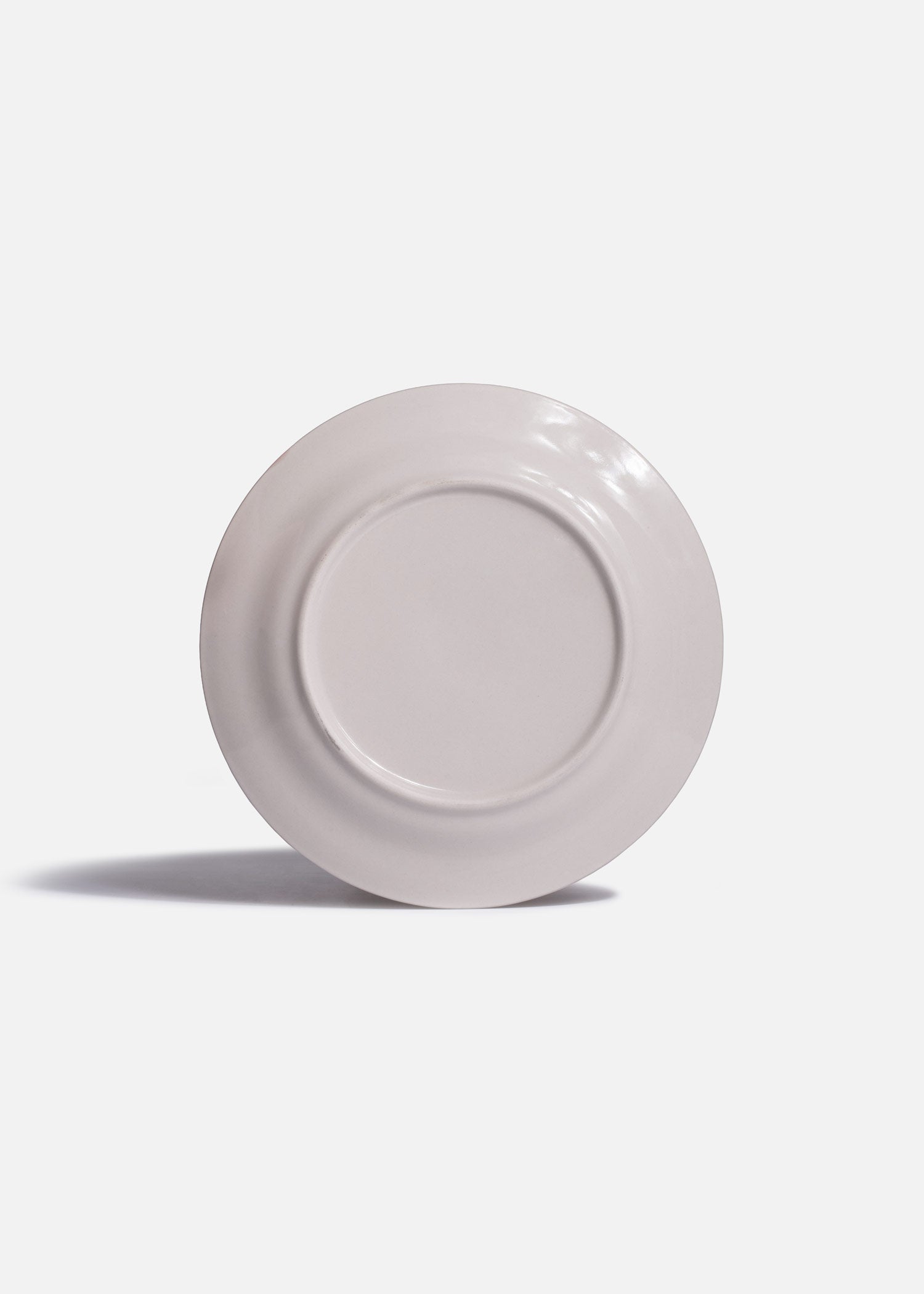 Detalle del diseño concéntrico del plato rosa México Lindo