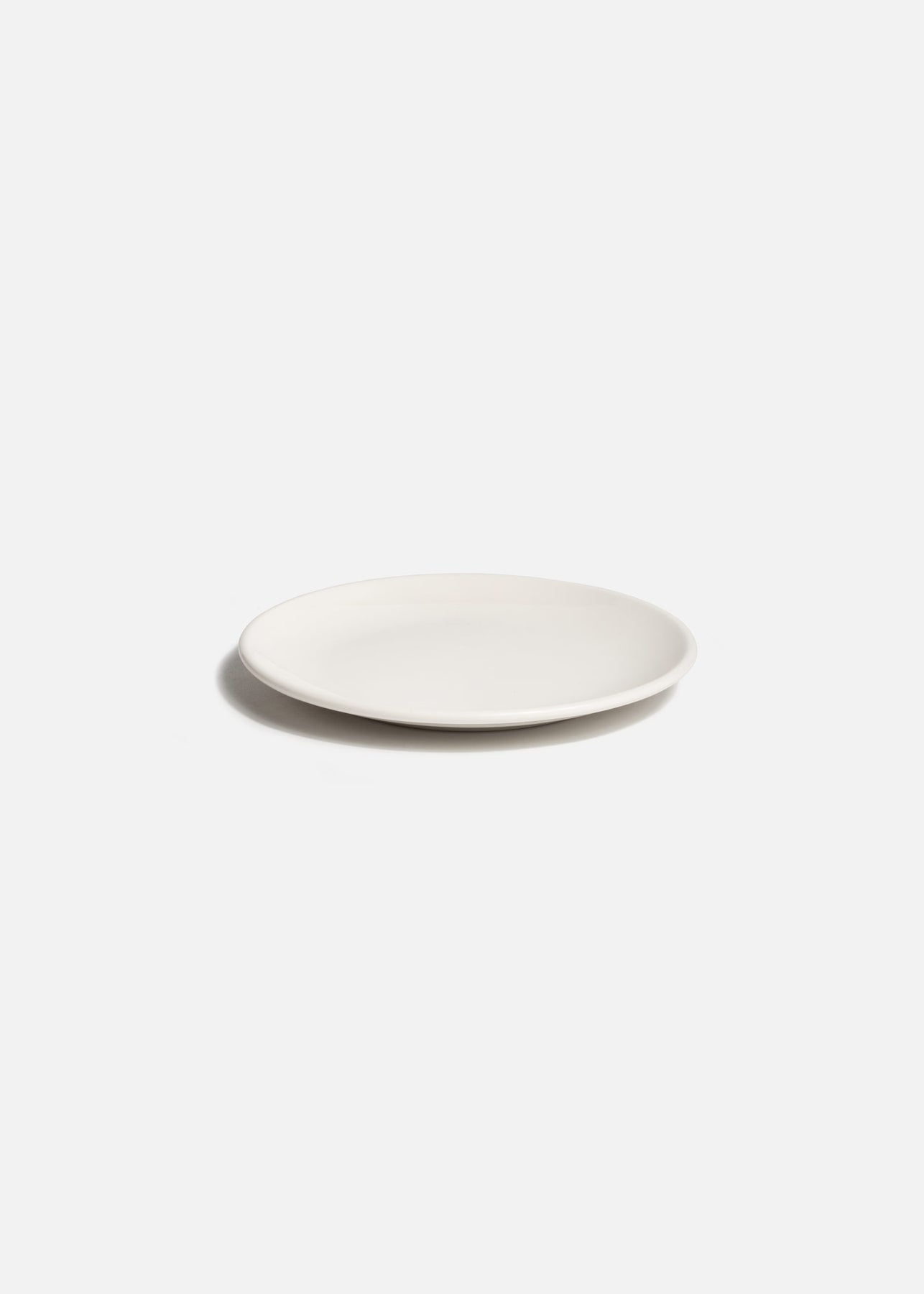 Plato trinche de porcelana premium blanco muy resistente Gourmet 19 cm
