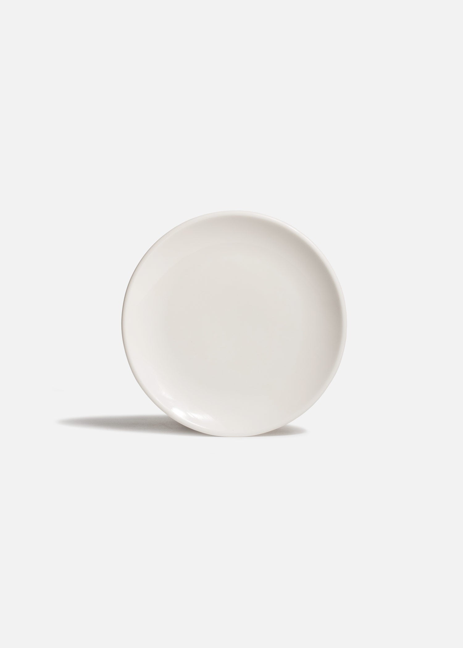 Plato trinche de porcelana vitrificada premium blanco muy resistente Gourmet Ø 19 cm
