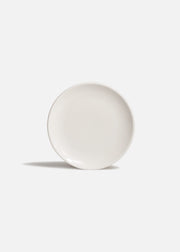 Plato trinche de porcelana vitrificada premium blanco muy resistente Gourmet Ø 19 cm