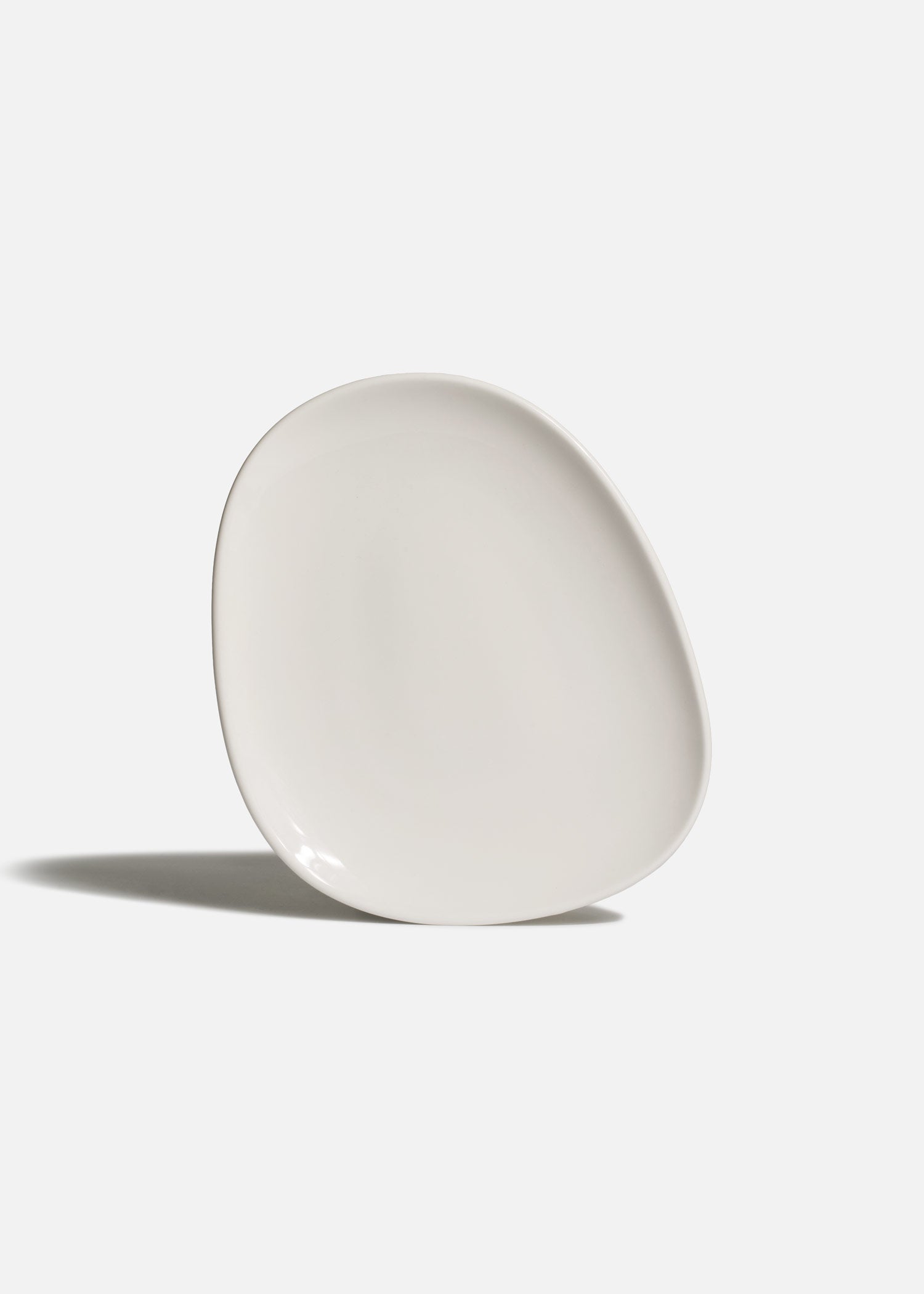 Plato trinche de porcelana blanco Vago 24 × 20 cm