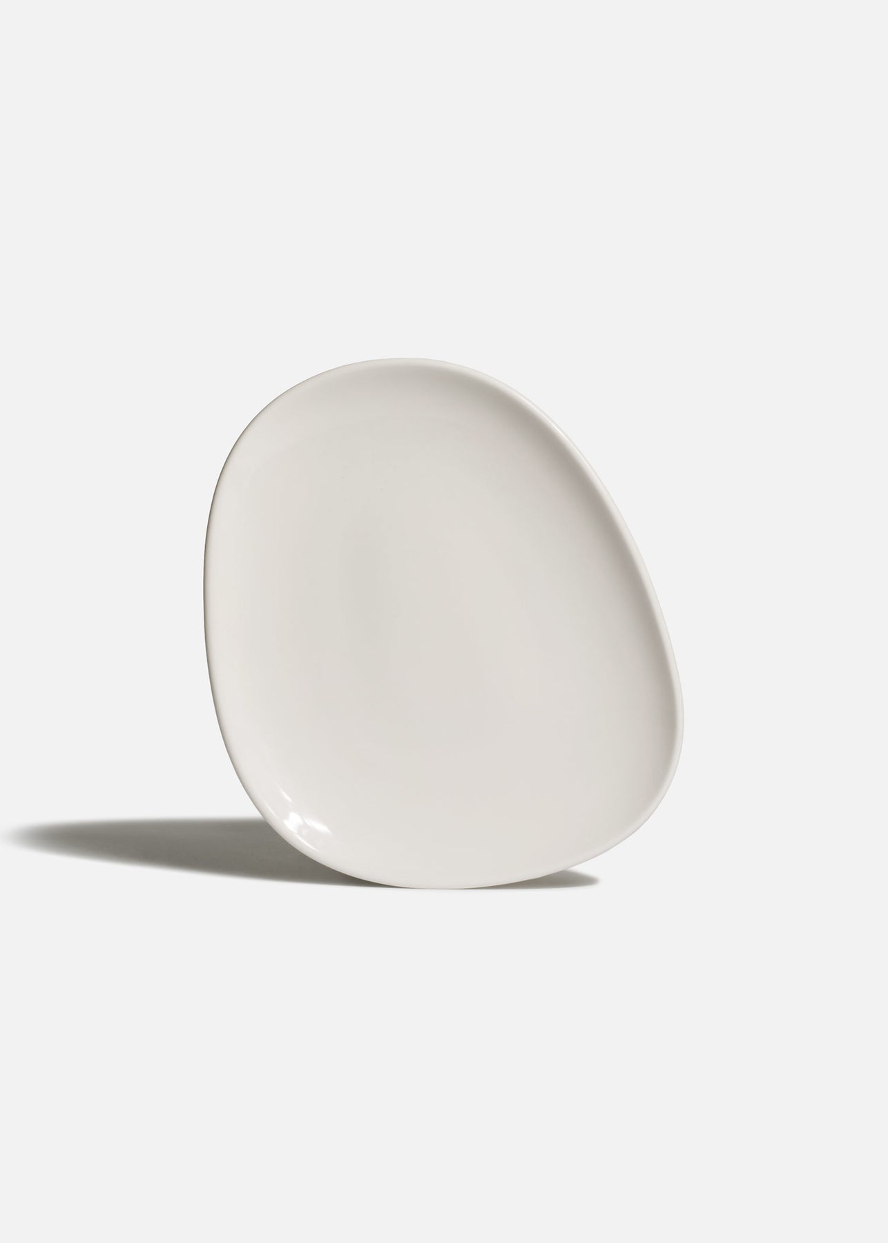 Plato trinche de porcelana blanco Vago 24 × 20 cm