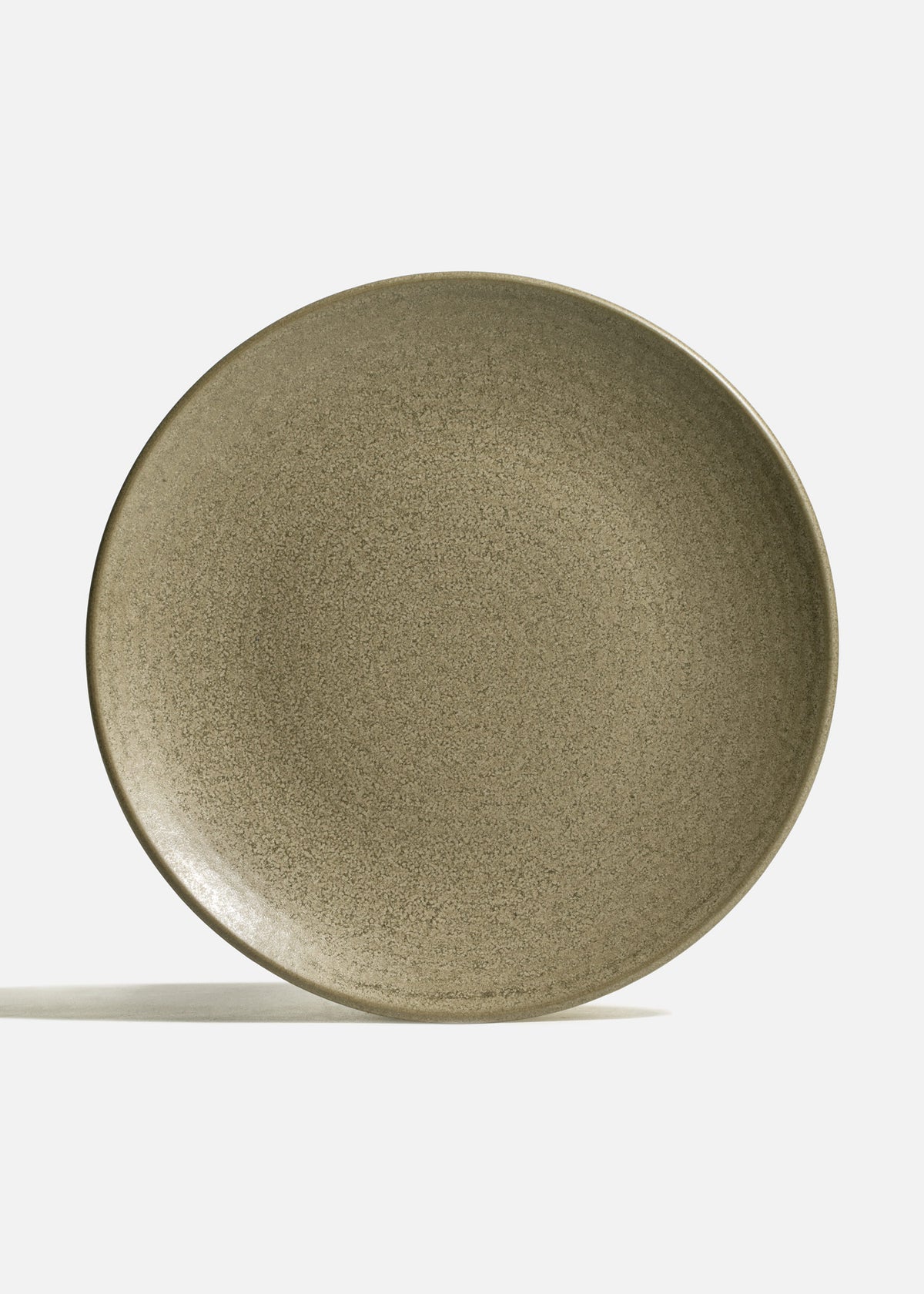 Plato trinche de porcelana verde petrificada Adelfa Luton Ø 27 cm — imagen de producto