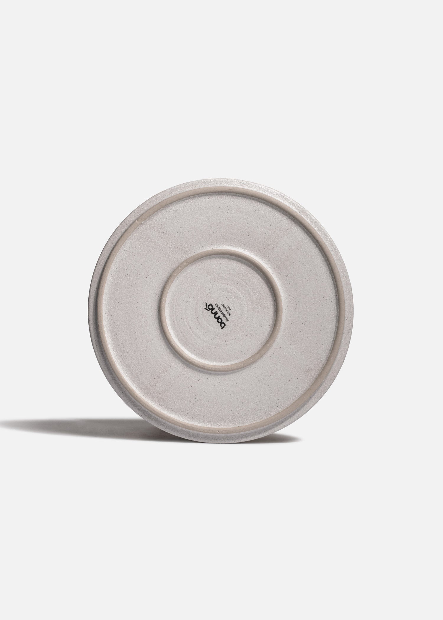 Plato marfil apilable para restaurante y food service