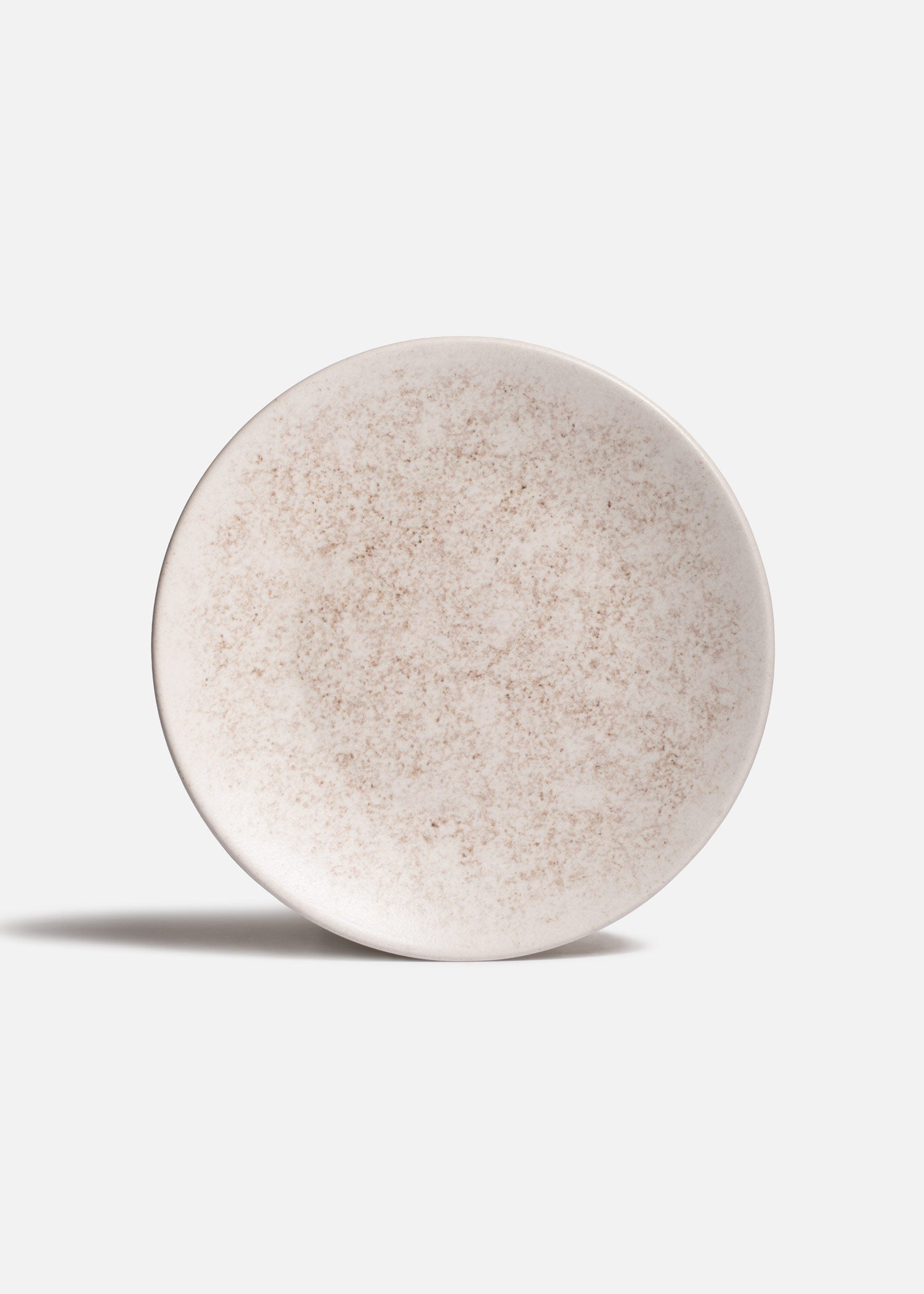 Plato trinche Regina de cerámica beige Cuarzo Ahumado Ø 23 cm