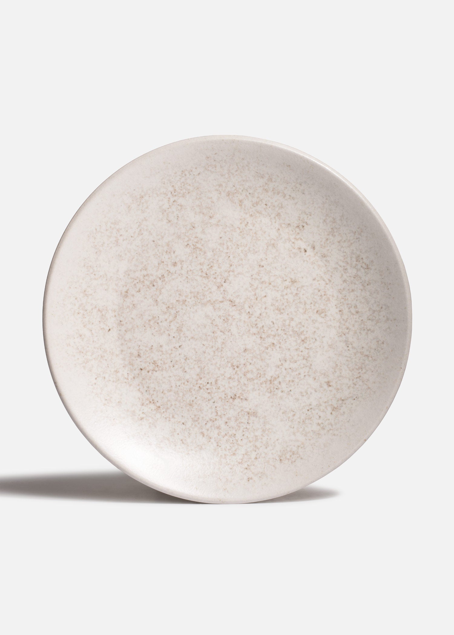 Plato trinche Regina de cerámica beige Cuarzo Ahumado Ø 28 cm