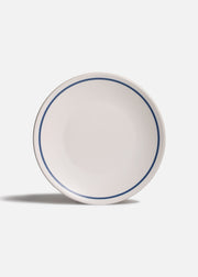 Plato trinche Regina de cerámica blanco filo azul Alaska Ø 23 cm