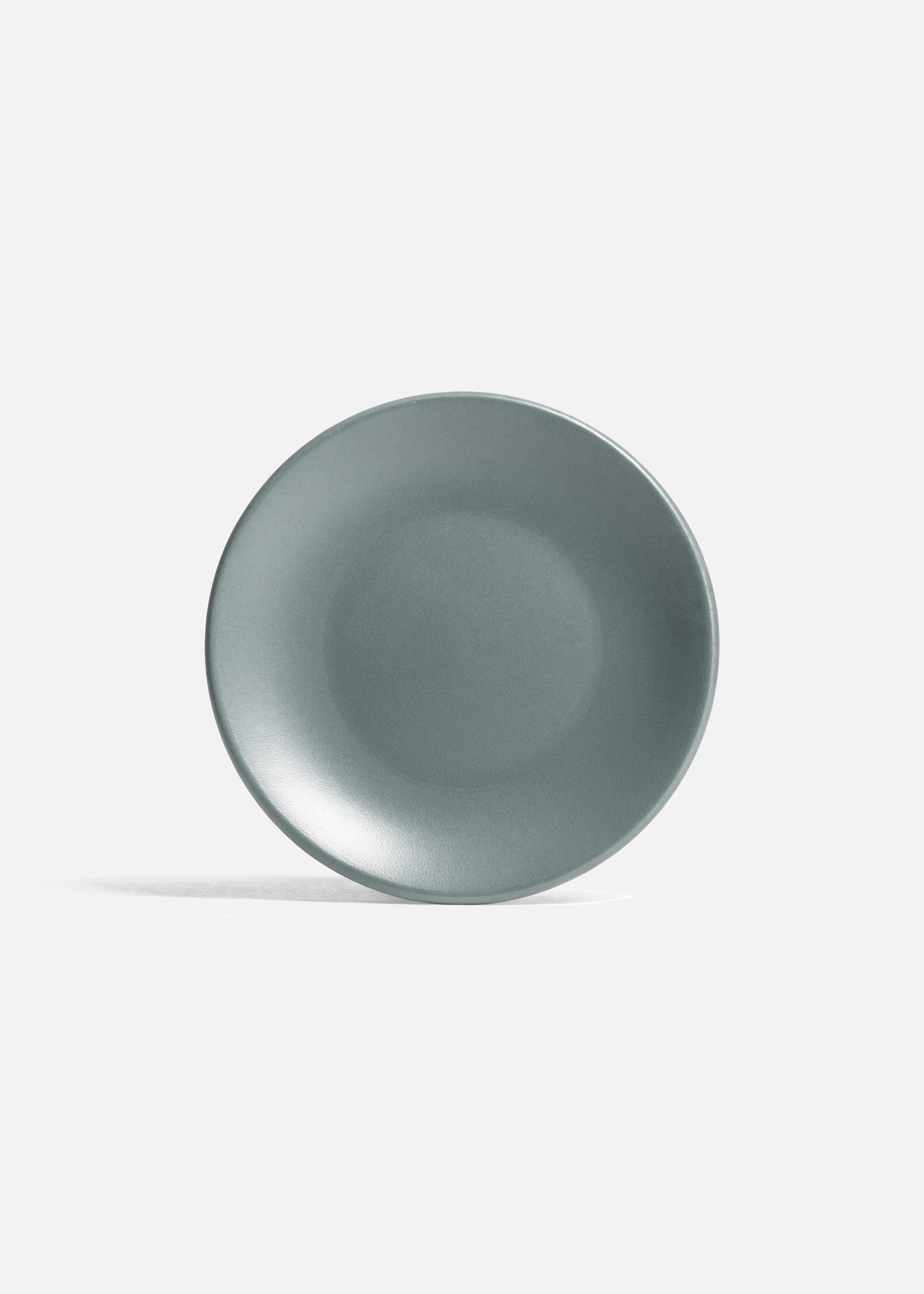 Plato trinche regina de cerámica gris semi mate Chicago Ø 19 cm