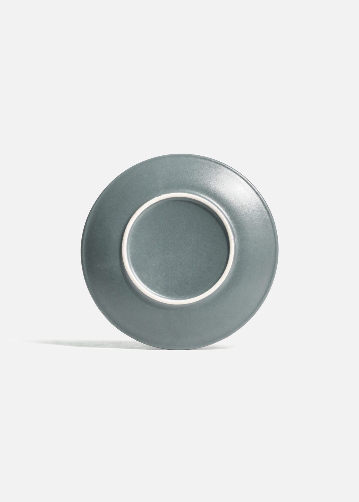 Plato trinche regina de cerámica gris semi mate Chicago Ø 19 cm