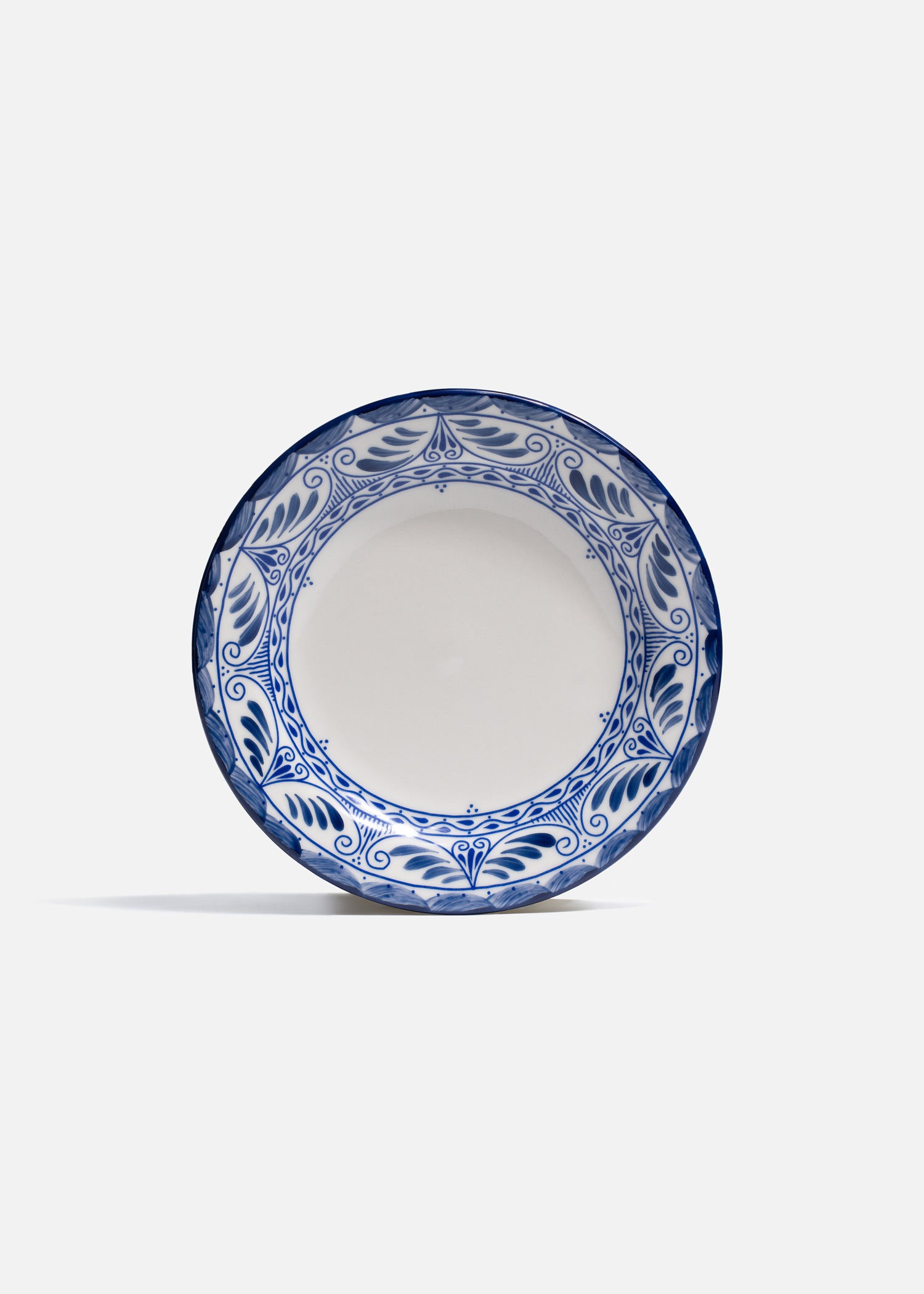 Platos de porcelana azul Talavera