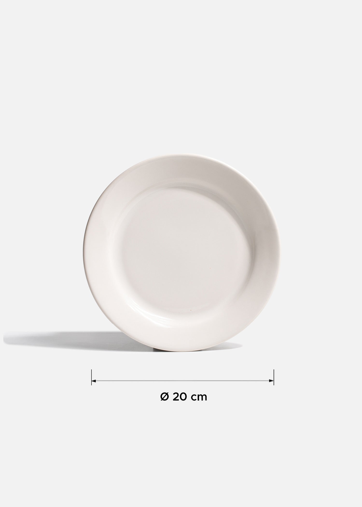 tamaño platos ceramica blanco maha