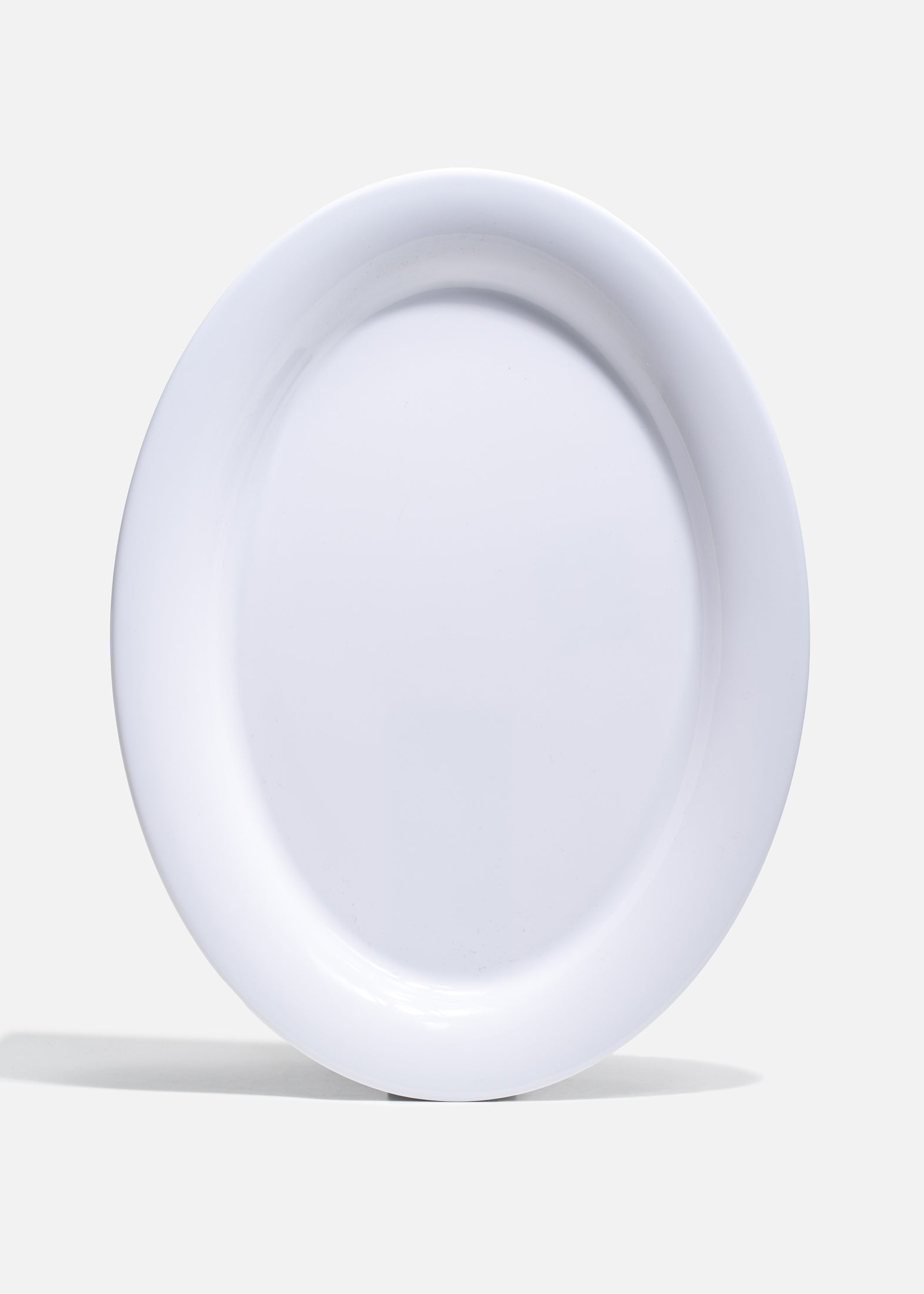 plato ovalado melamina blanco maha