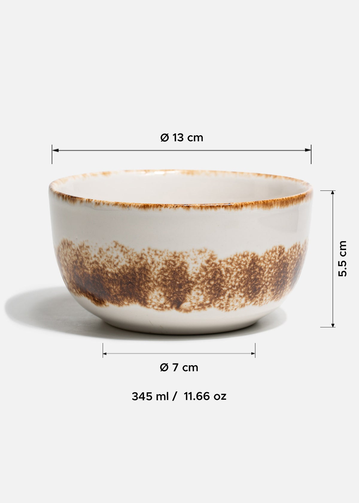 Platos hondos de porcelana blanco Petra — imagen de producto