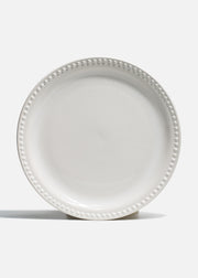 Plato trinche de cerámica blanco de 27 cm