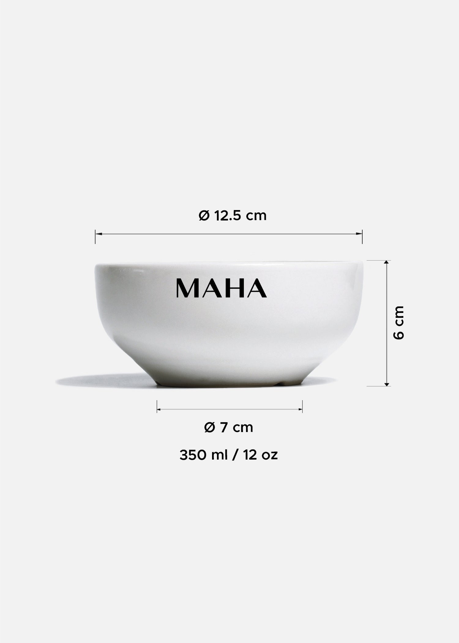 Platos de cerámica blanco Glacial + personalizado con logo simple