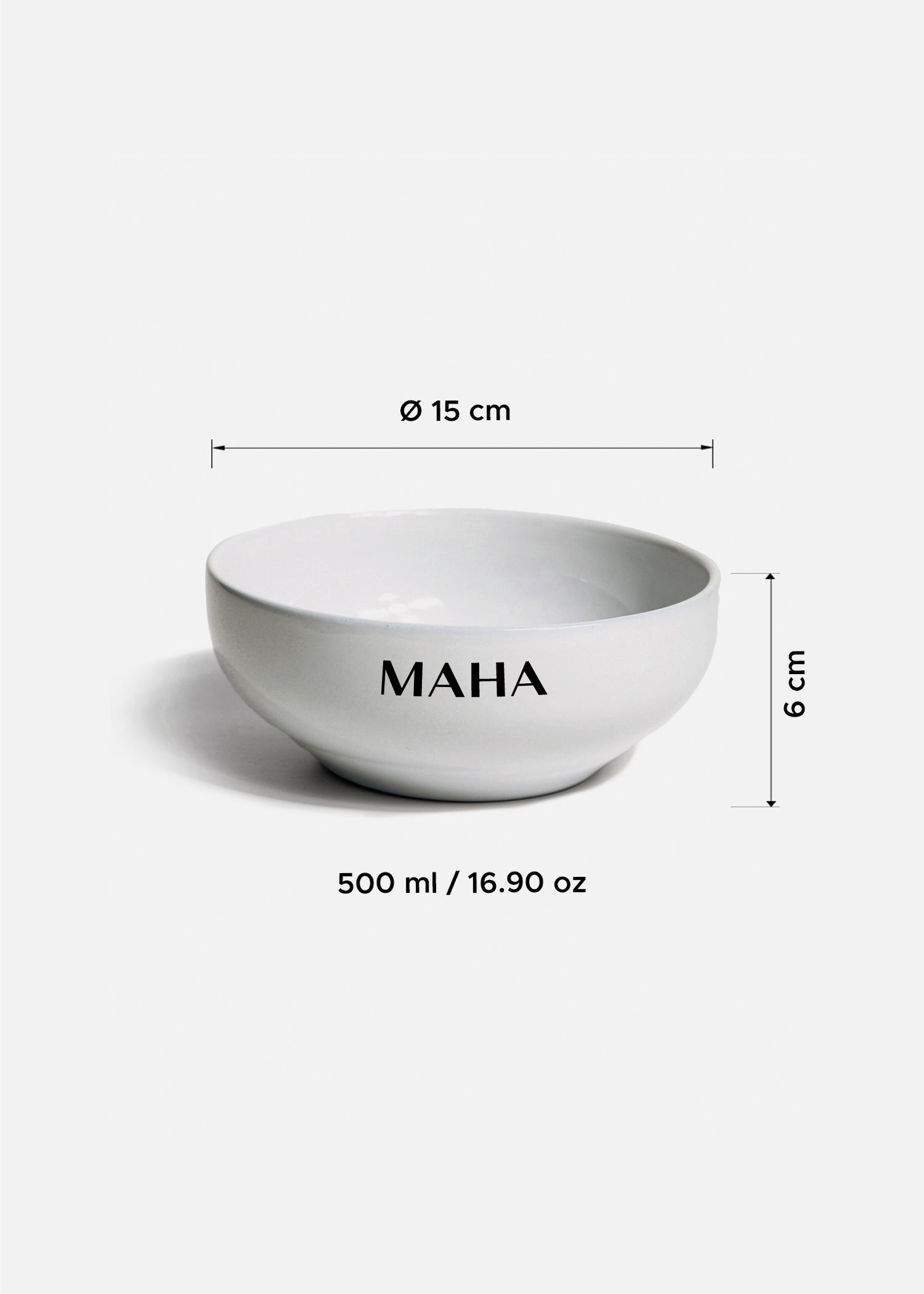 Platos de cerámica blanco Glacial + personalizado con logo simple
