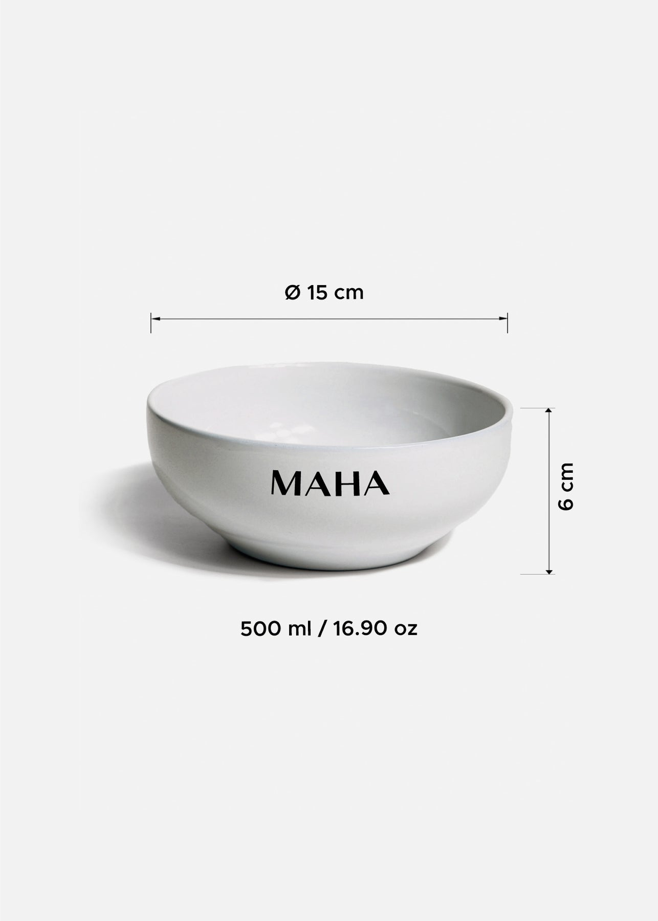 Platos de cerámica blanco Glacial + personalizado con logo simple