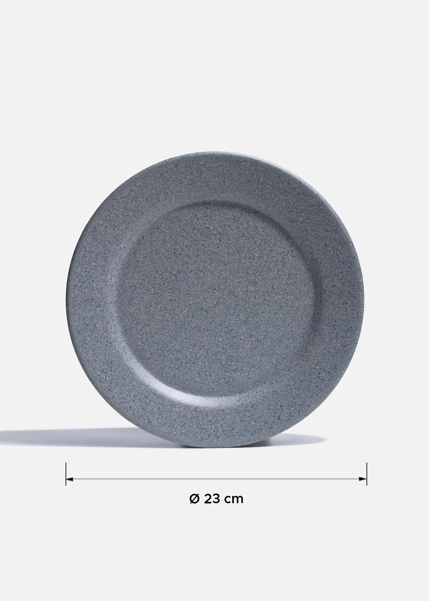 plato horeca melamina gris banquetes maha