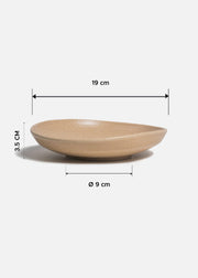 Platos hondos de porcelana café Sorrento — imagen de producto