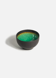 Plato hondo de porcelana negro Hakone 930 ml