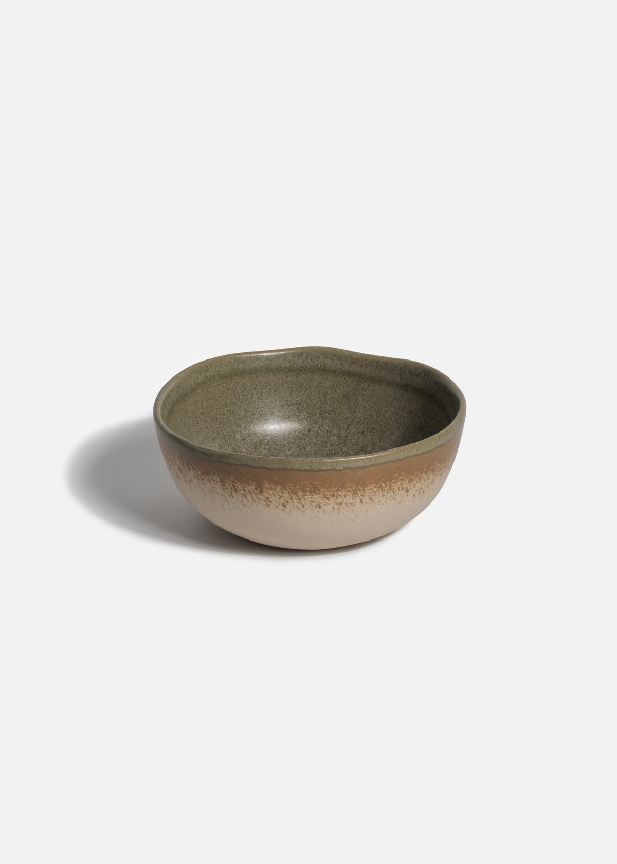 Platos hondos de porcelana verde Cresta Adelfa — imagen de producto