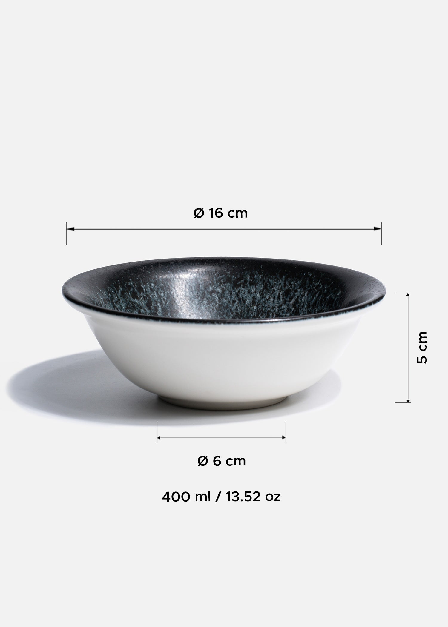 tamaño platos porcelana negro maha