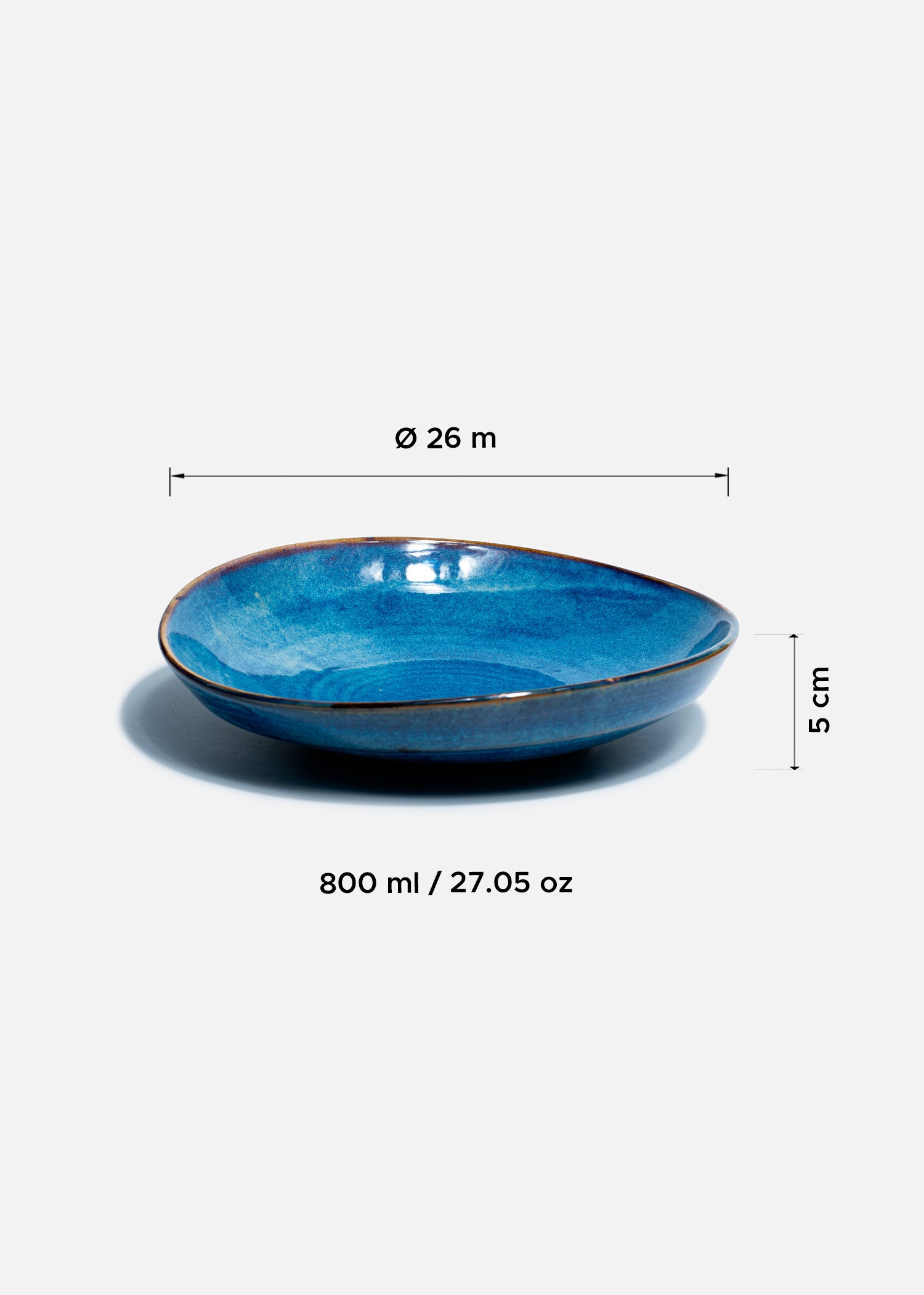 tamaño platos porcelana azul maha