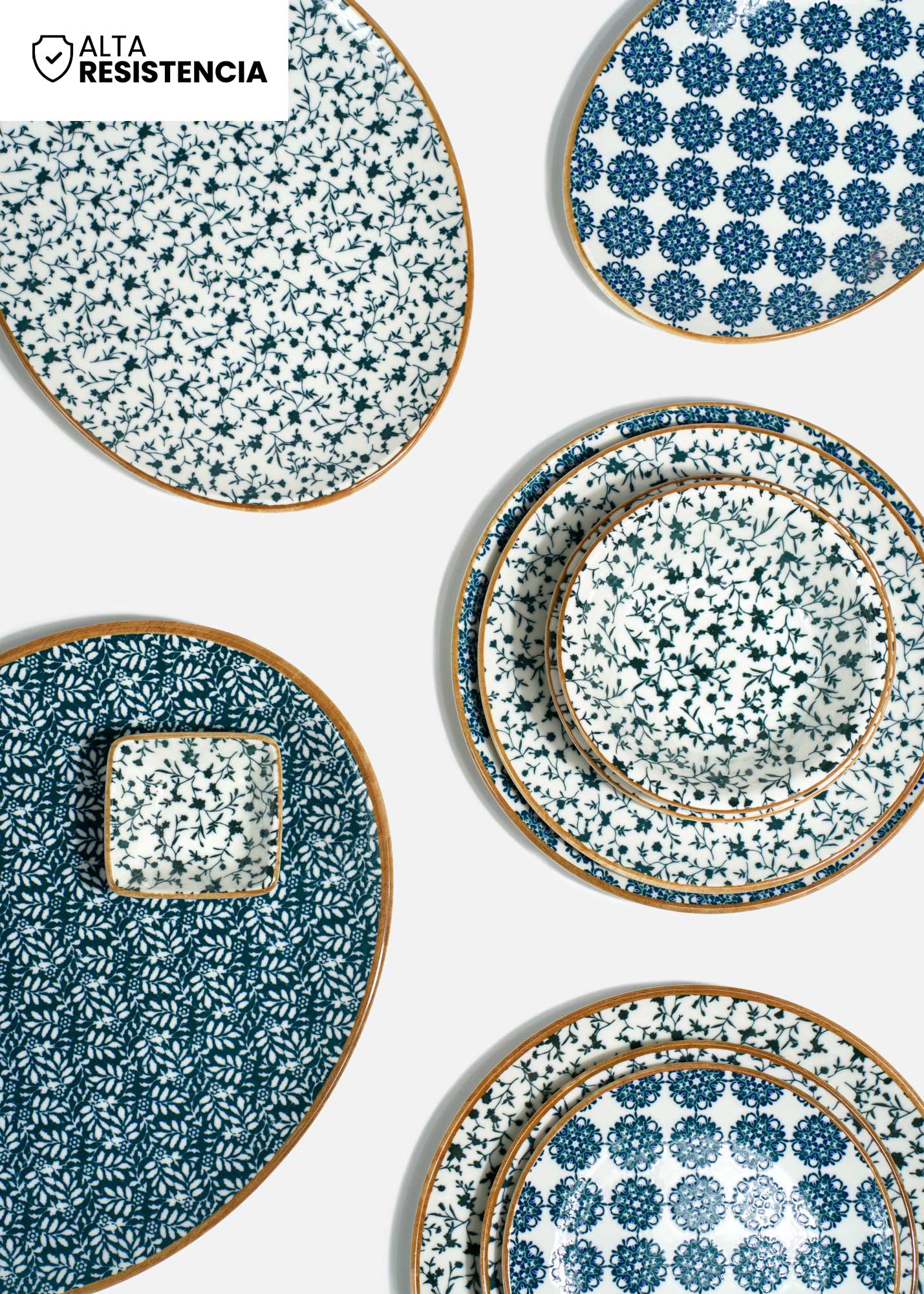 platos porcelana alta resistencia 