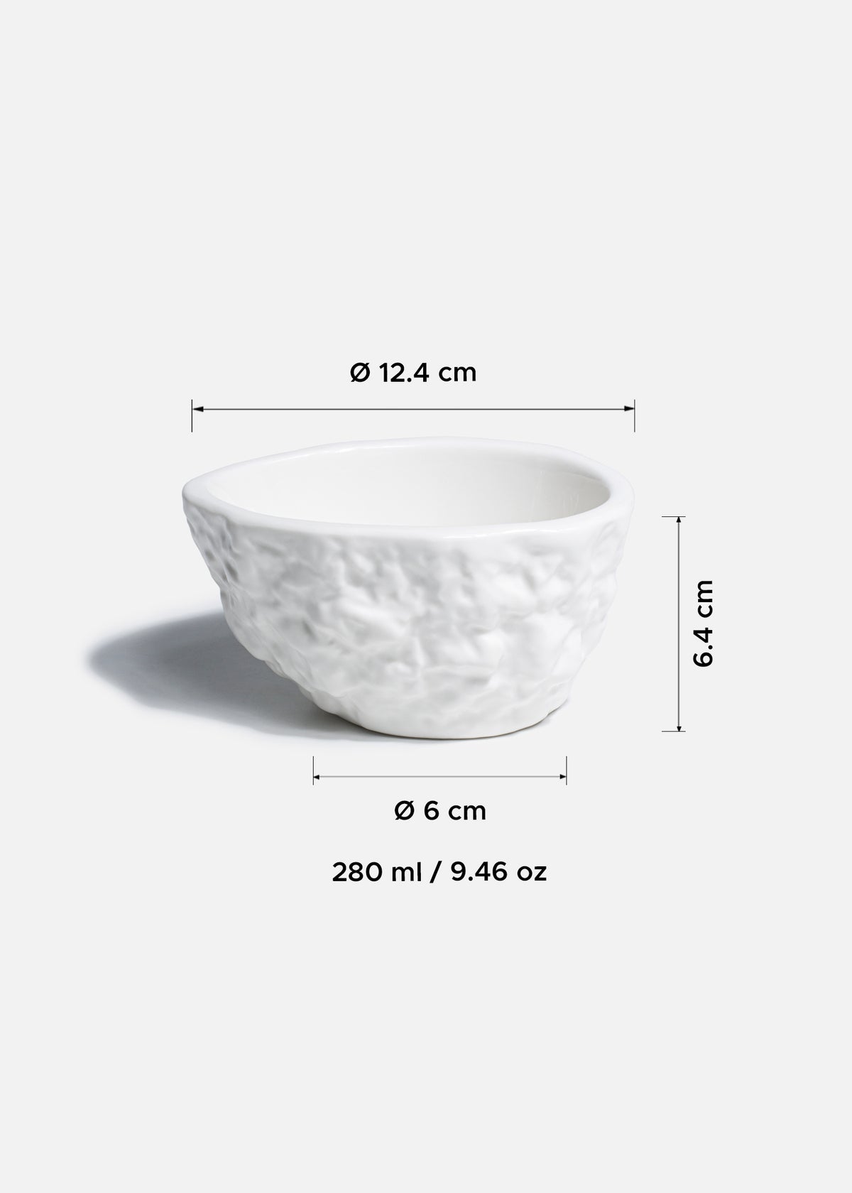 Bowls de porcelana blanco Roca — imagen de producto