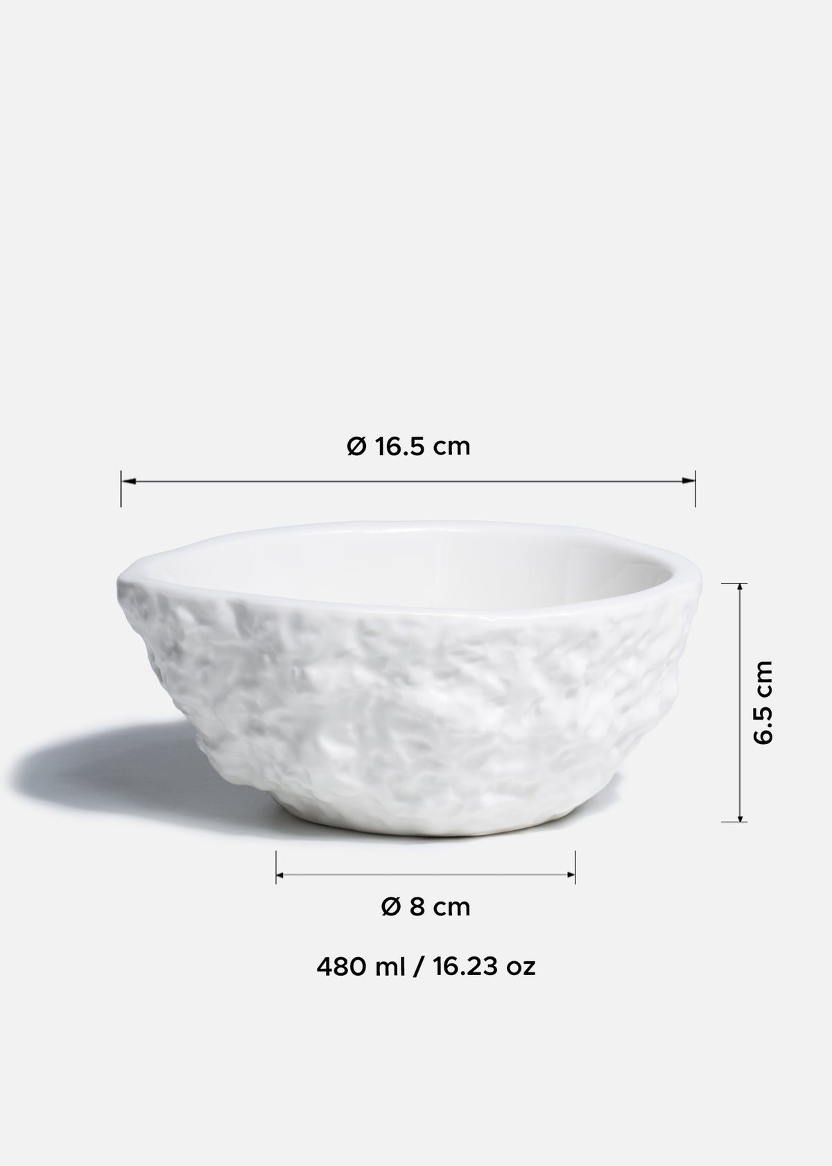 Bowls de porcelana blanco Roca — imagen de producto