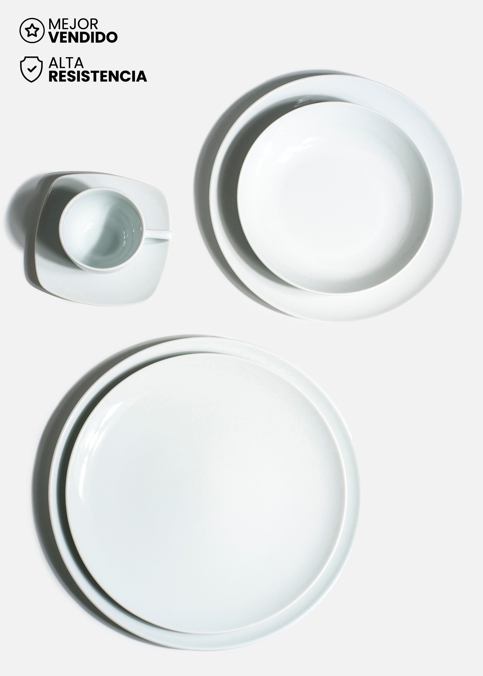 compra platos porcelana maha