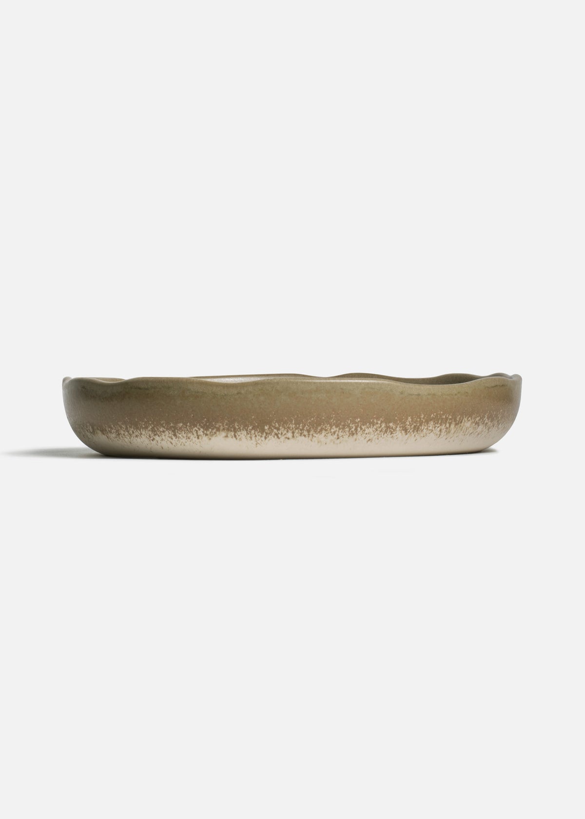Platos hondos de porcelana verde Cresta Adelfa — imagen de producto