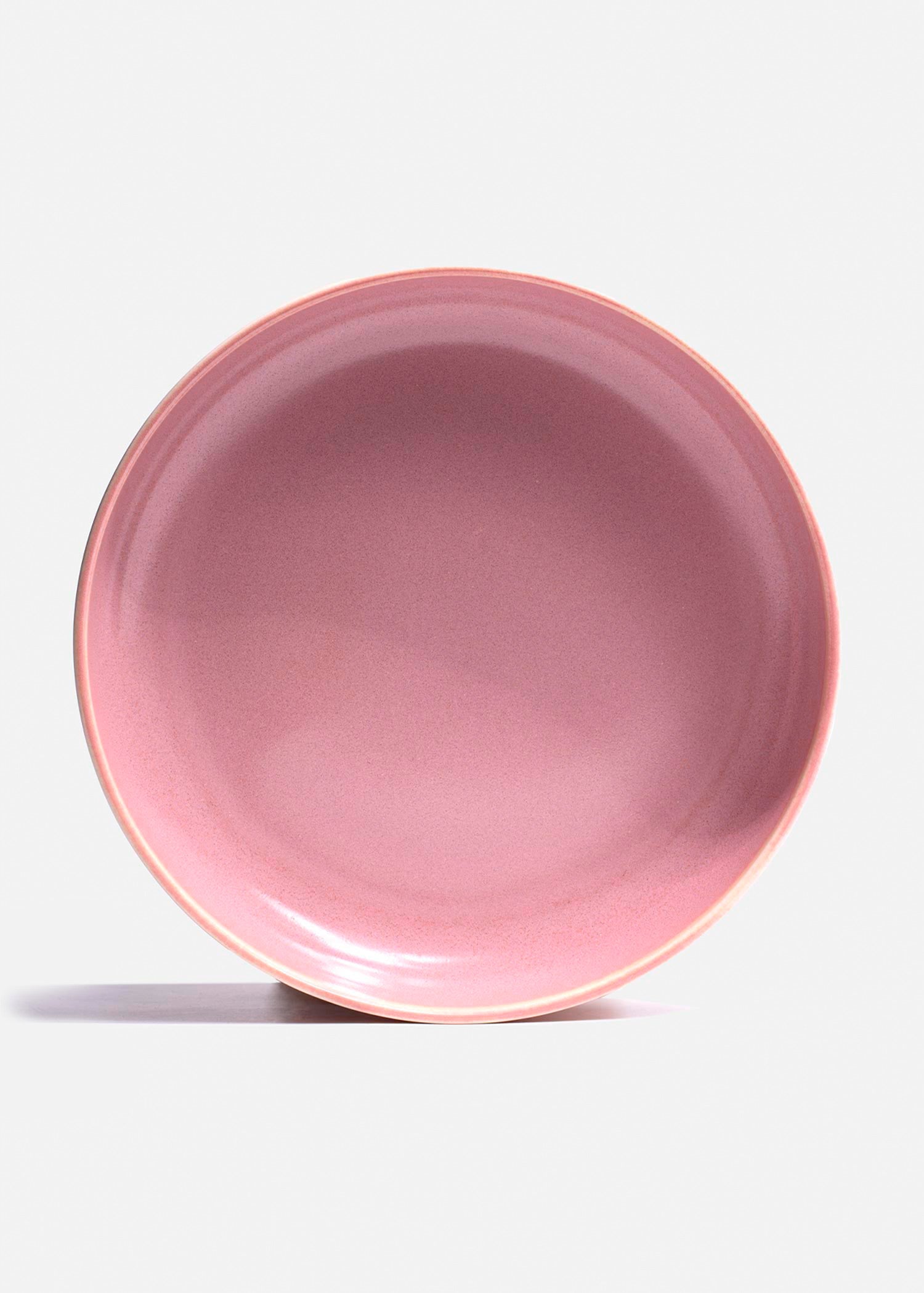 compra platos porcelana rosa maha