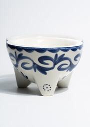 platos porcelana blanco y azul al por mayor maha
