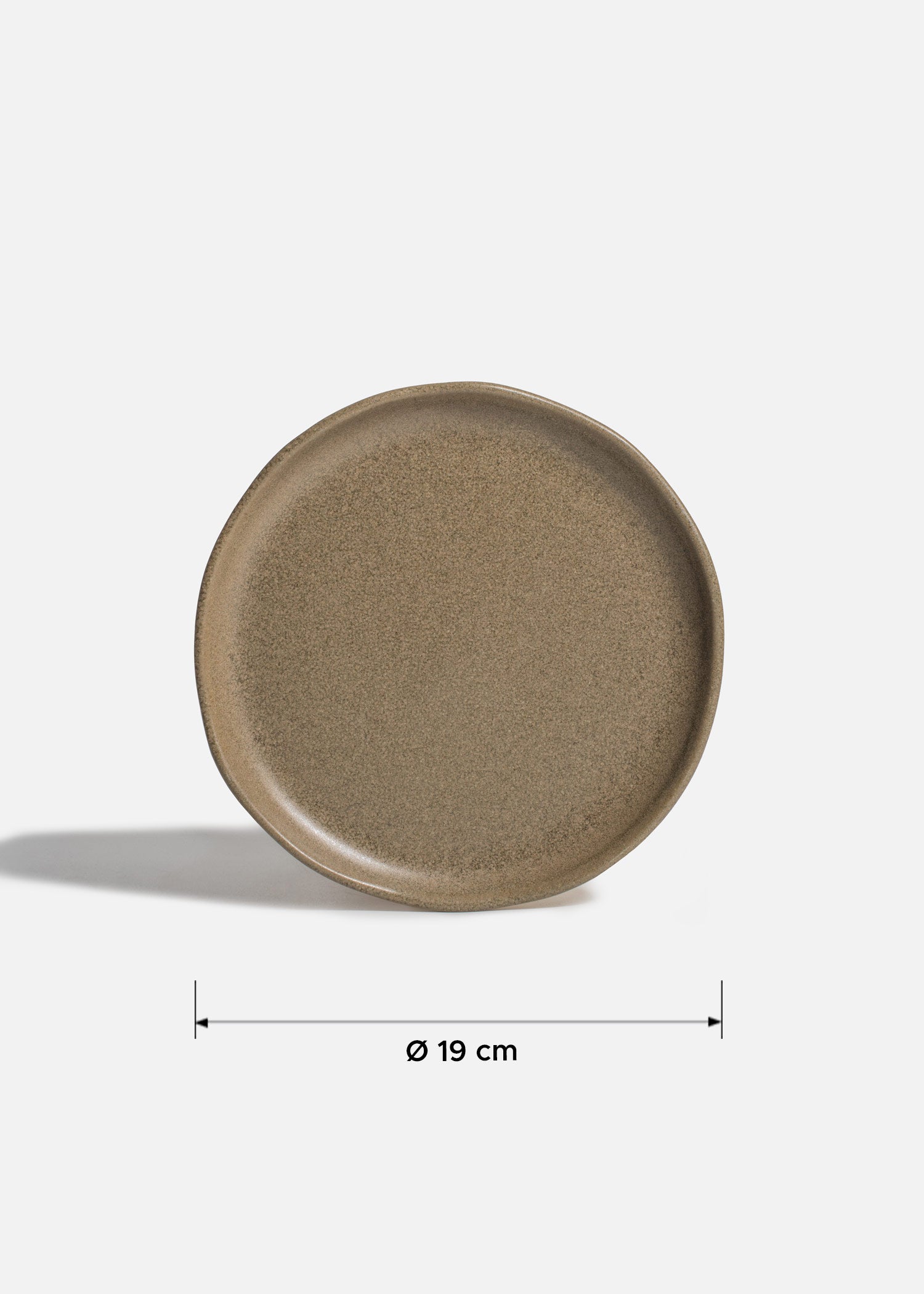 Platos trinche de porcelana verde Cresta Adelfa