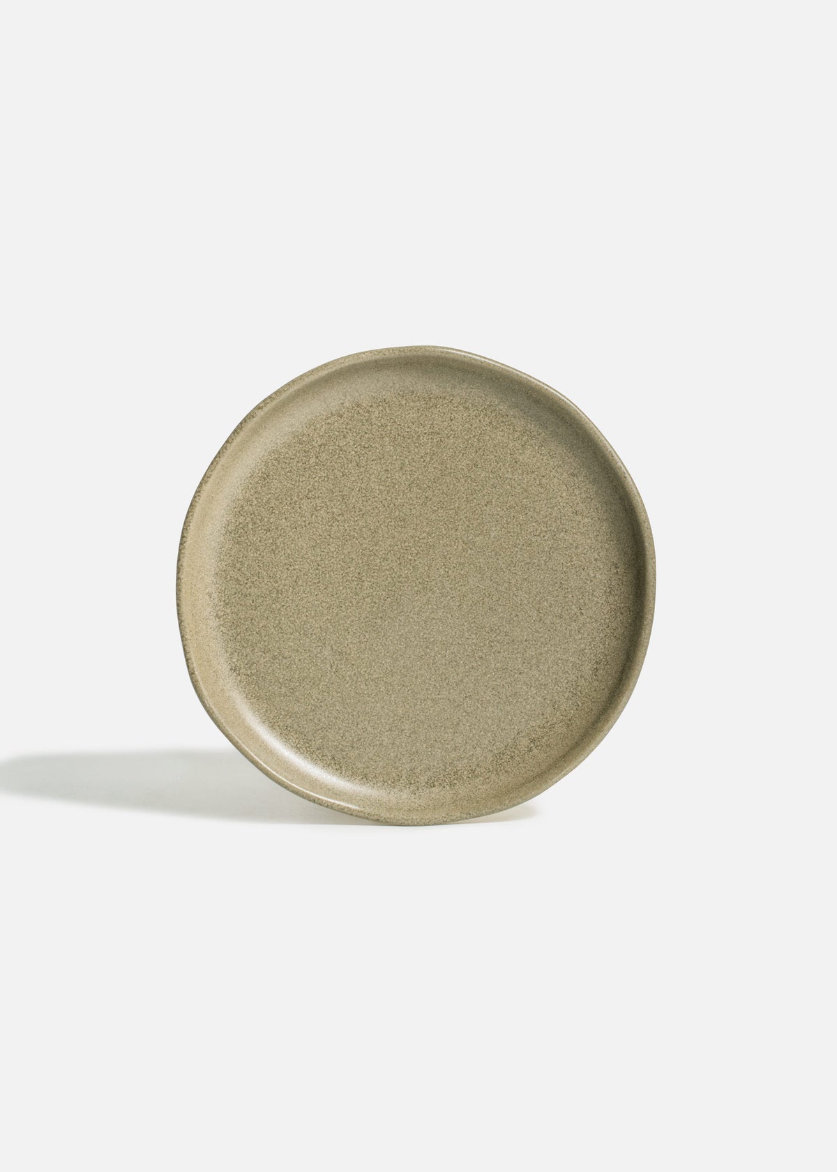 Platos trinche de porcelana verde Cresta Adelfa