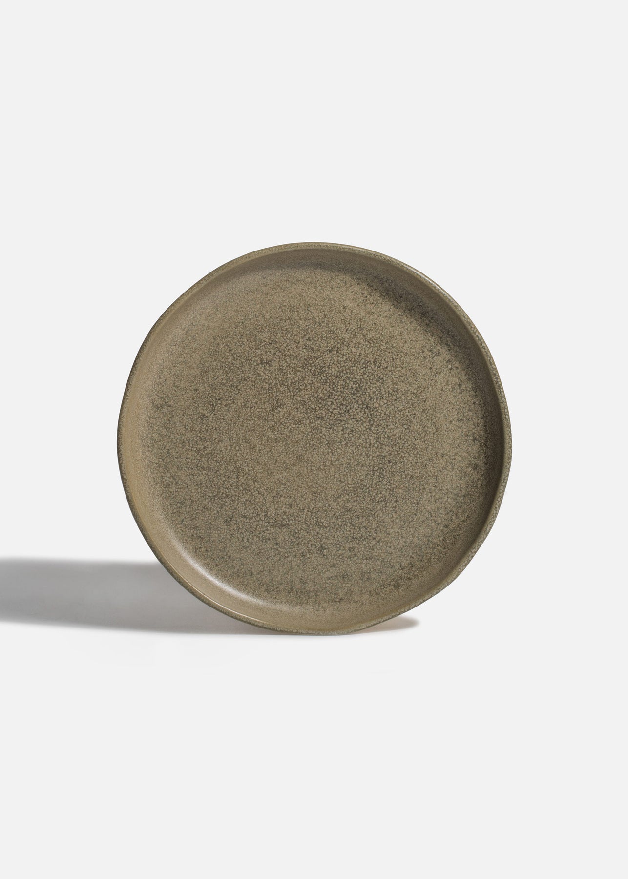 Platos trinche de porcelana verde Cresta Adelfa
