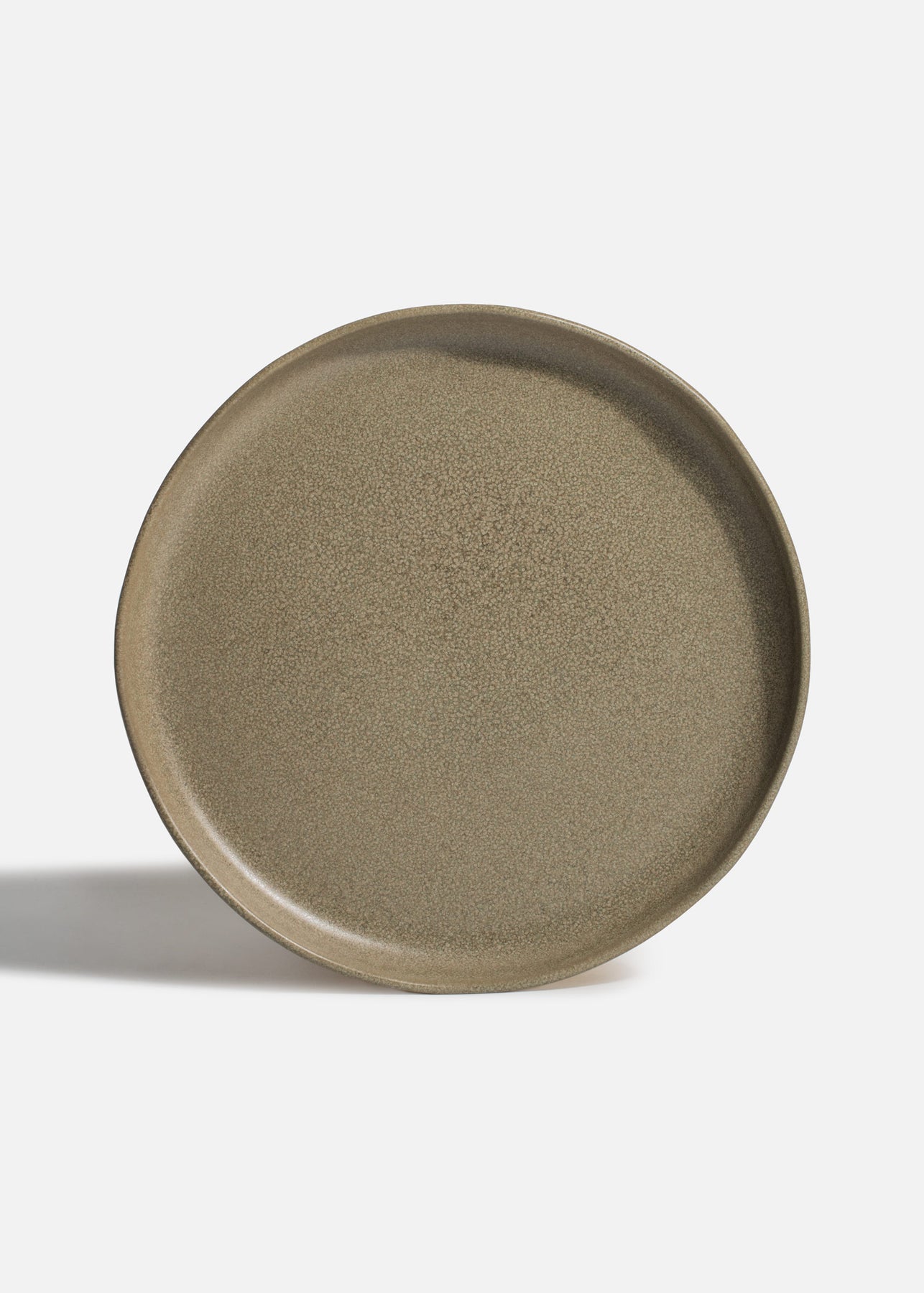 Platos trinche de porcelana verde Cresta Adelfa