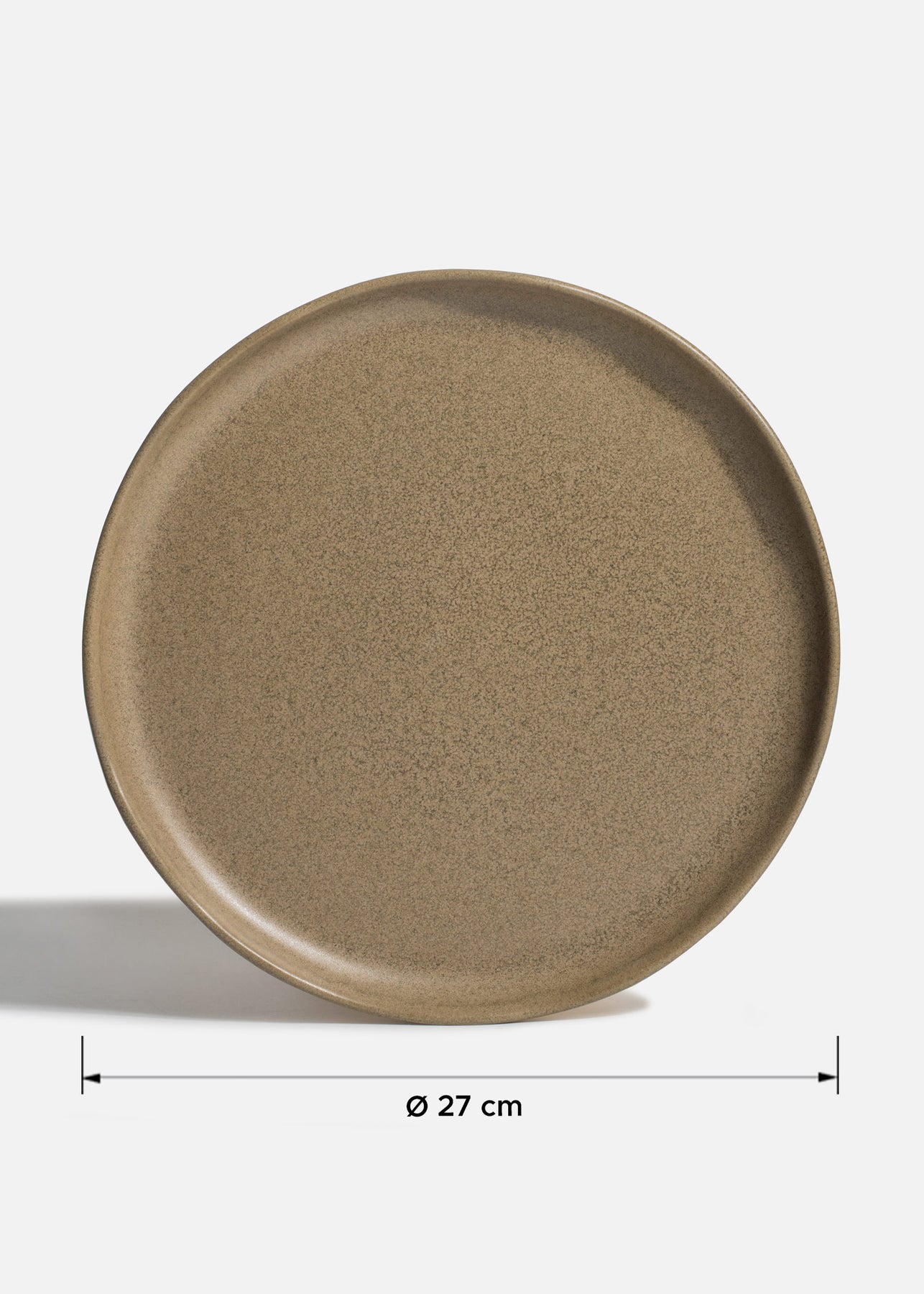 Platos trinche de porcelana verde Cresta Adelfa