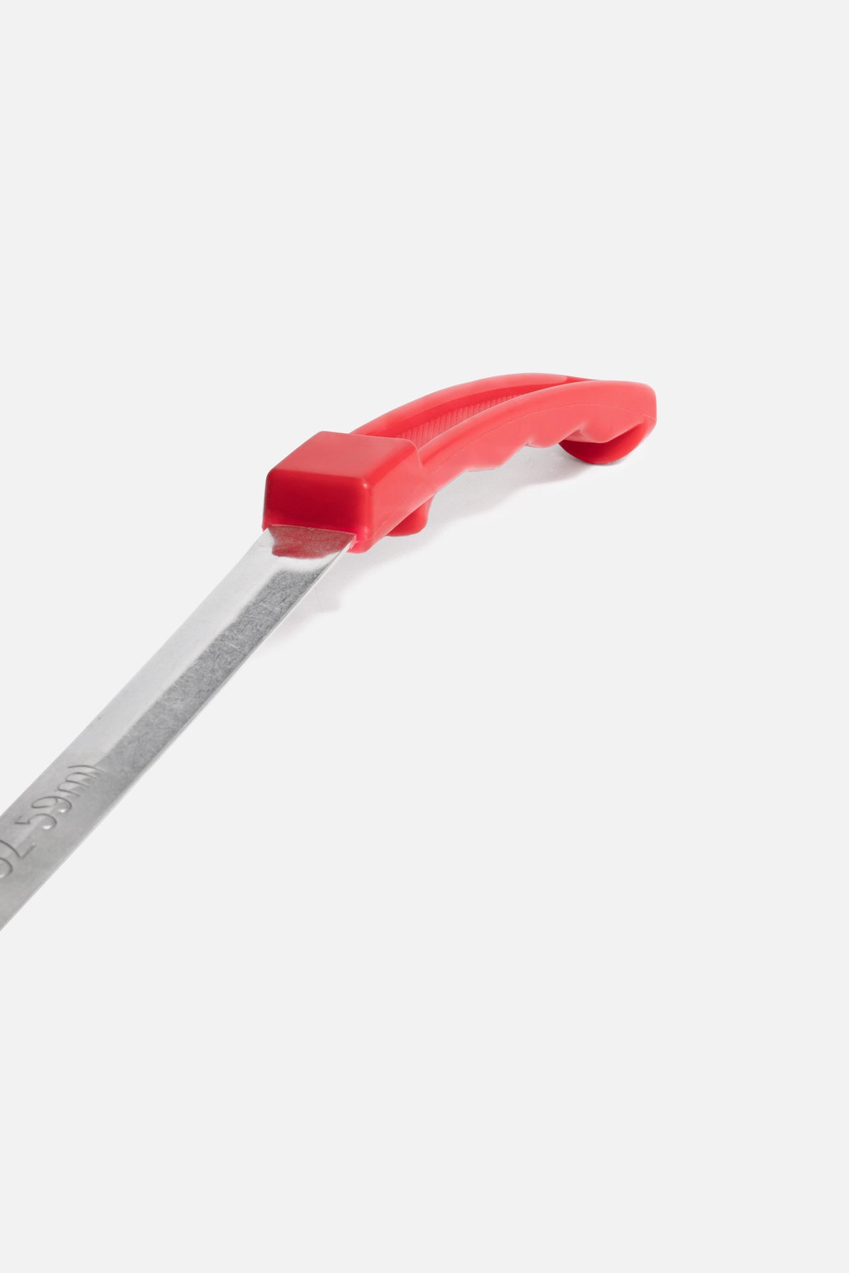 Detalle del cucharón de acero inoxidable del porcionador