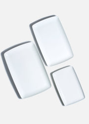 compra plato rectangular porcelana maha