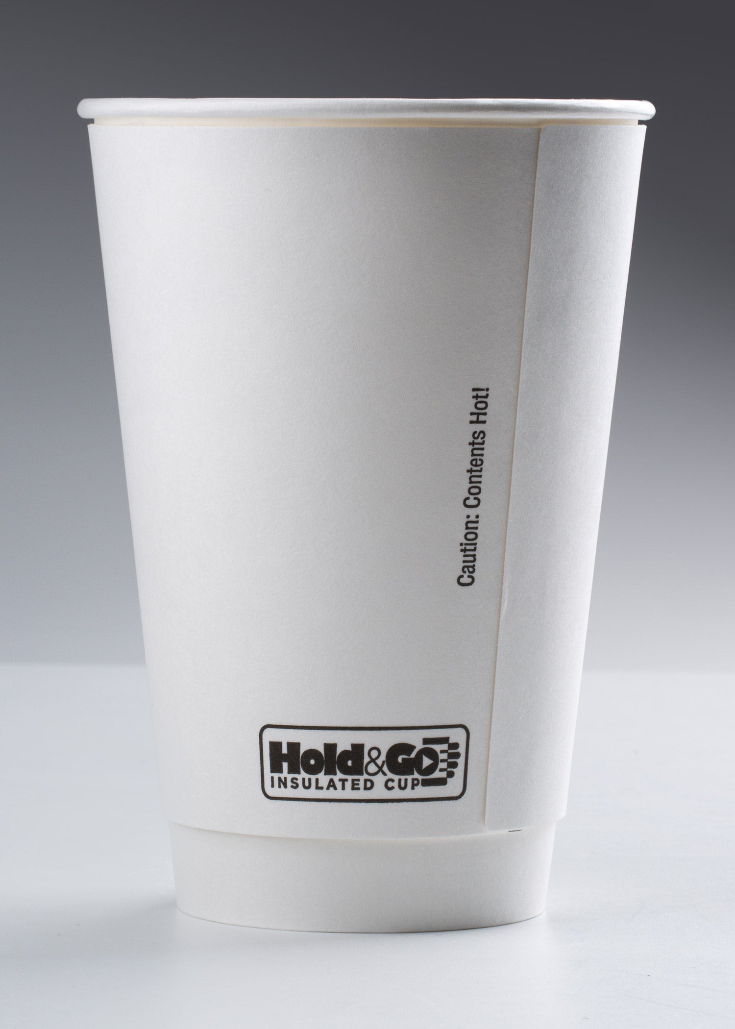 Vasos de papel blanco para bebida caliente Hold & Go 20, 16 y 12 oz